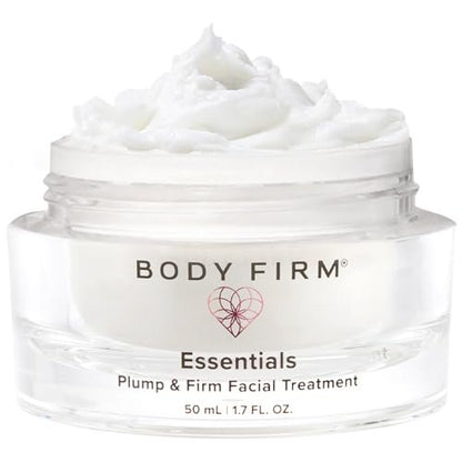 BODY FIRM Crepe Erase Plump & Firm Facial Treatment - Anti-Aging Night Cream for Face and Neck, Hydrating Moisturizer, 1.7 fl oz Avelisse