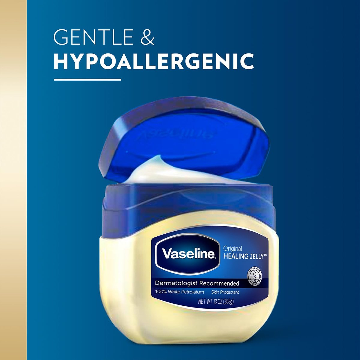 Vaseline Petroleum Jelly Value-Size 2-Pack – Dermatologist Recommended Skin Protectant, 13 Oz Each Avelisse