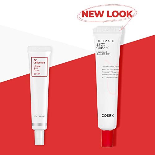 COSRX AC Collection Ultimate Spot Cream - Acne Spot Treatment, 1.05 fl.oz (30g), Paraben Free, Korean Skincare Avelisse