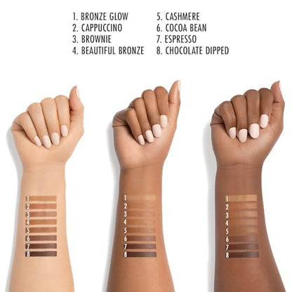 Black Radiance Color Perfect Foundation Stick with Soft Brush Applicator Duo – Buildable, Blendable Versatile Pigment-Rich Formula - Brownie