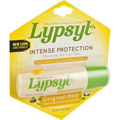 Lypsyl Intense Protection Original Mint Lip Balm 3-Pack – 0.10 oz Each