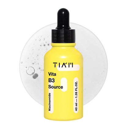 TIAM Vita B3 Source Niacinamide 10% + Arbutin 2% Tone-Balancing Serum for Uneven Skin Tone, Dark Spot Care, 1.35 fl oz Avelisse