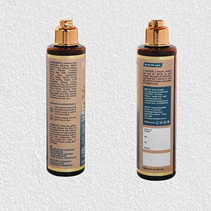 ROOTS AND HERBS Ayurvedic Body Wash with Red Sandalwood & Saffron – 6.76 oz