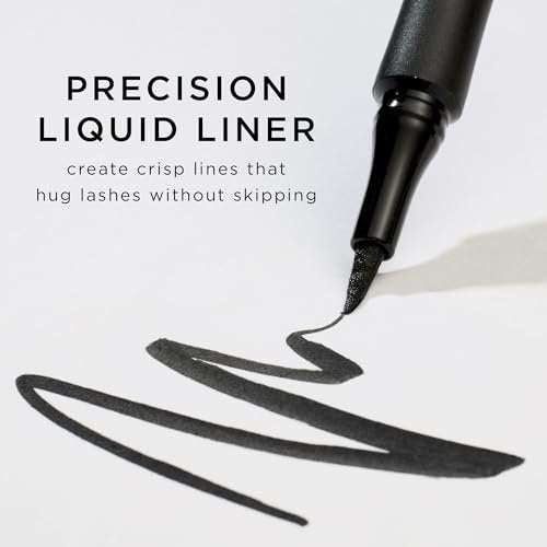 Tarte Sex Kitten Liquid Liner – Waterproof, All-Day Wear Eyeliner Pen with Castor Oil for Bold, Nourished Lashes, Vegan & Cruelty-Free, Full Size, Black - görsel 6