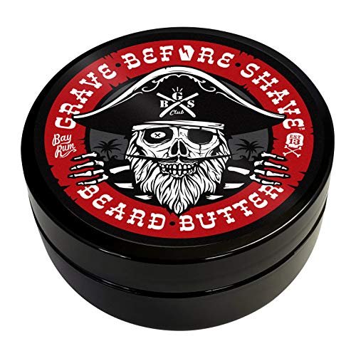 Grave Before Shave Bay Rum Beard Butter - 4 oz Premium Beard Conditioner Avelisse