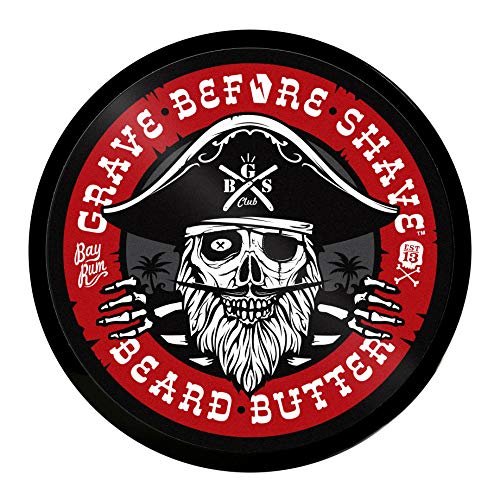 Grave Before Shave Bay Rum Beard Butter - 4 oz Premium Beard Conditioner Avelisse