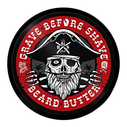 Grave Before Shave Bay Rum Beard Butter - 4 oz Premium Beard Conditioner Avelisse