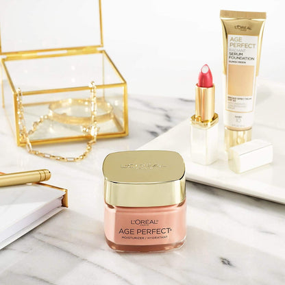 L'Oreal Paris Age Perfect Rosy Tone Anti-Aging Eye Cream - 0.5 oz for Dark Circles & Wrinkles Avelisse