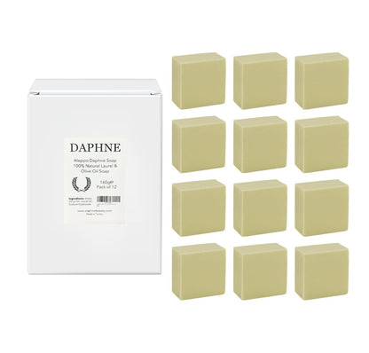 Aleppo Soap Bar – Handmade, 100% Pure Natural Vegan Soap with Olive Oil & Laurel – Body, Face & Bath Soap – Detox Spa Soap Gift Set – 5.6 oz Each, 12 Bars Avelisse
