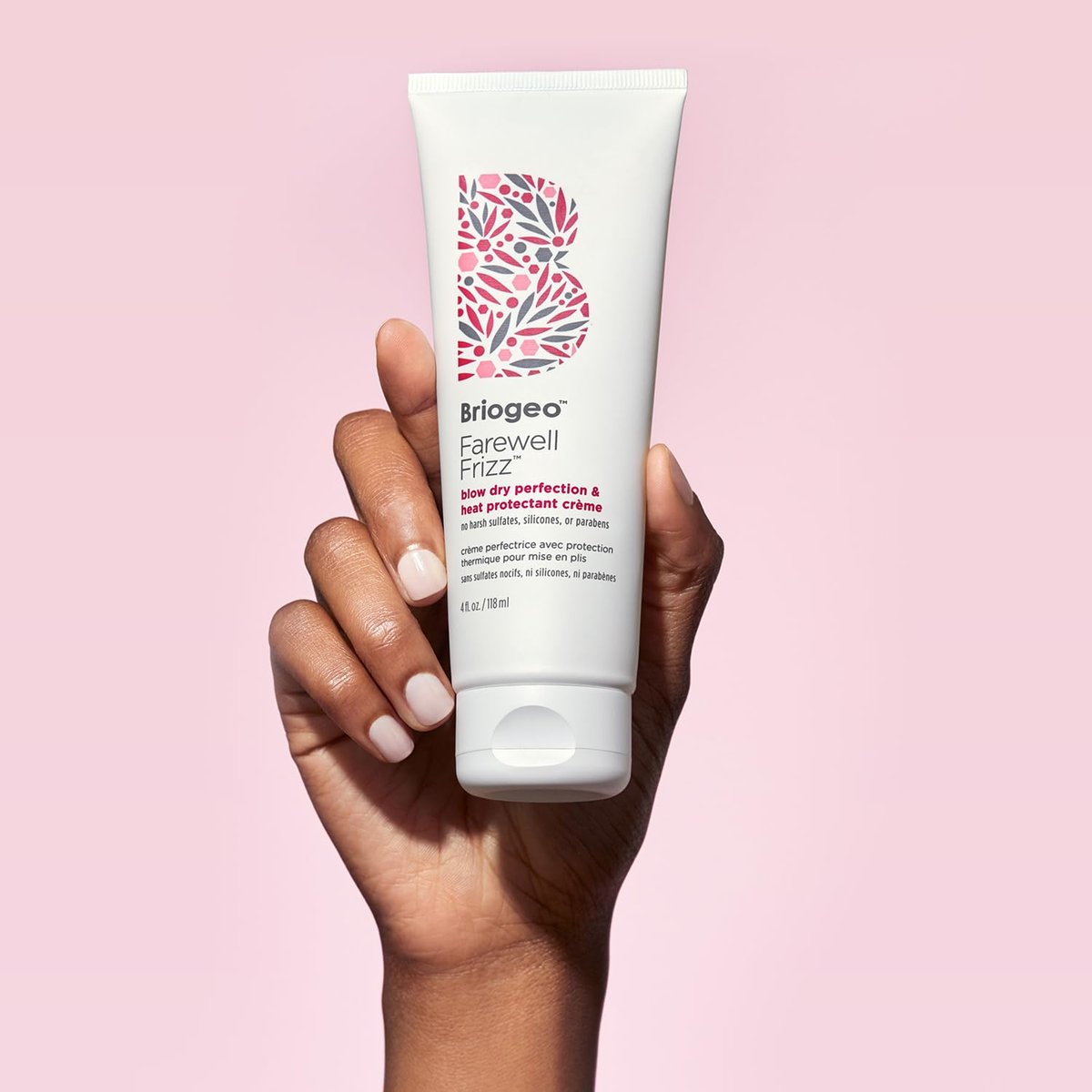 Briogeo Farewell Frizz Blow Dry Perfection & Heat Protectant Crème – Silicone-Free Frizz Control & Heat Protection Up to 450°F, Vegan & Cruelty-Free, 4 oz - görsel 11