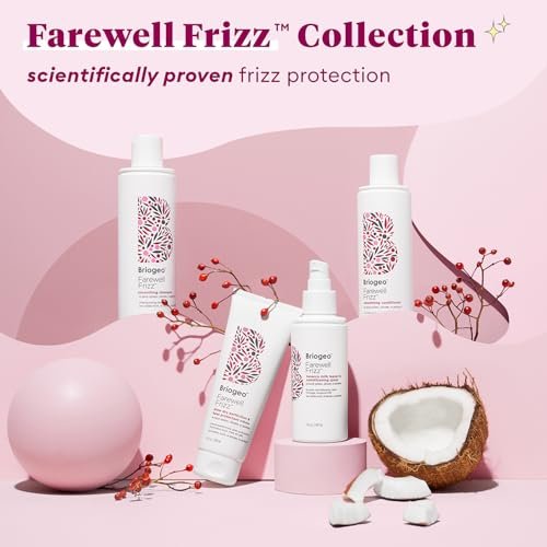 Briogeo Farewell Frizz Blow Dry Perfection & Heat Protectant Crème – Silicone-Free Frizz Control & Heat Protection Up to 450°F, Vegan & Cruelty-Free, 4 oz - görsel 16