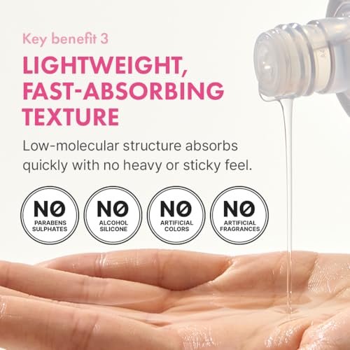 Hanskin Hyaluron Skin Essence Toner – Korean Hydrating Toner for Glass Skin | Hyaluronic Acid & Collagen | Lightweight Moisturizing Astringent for Dry, Sensitive & Dull Skin | K-Beauty (5.07 fl oz) Avelisse