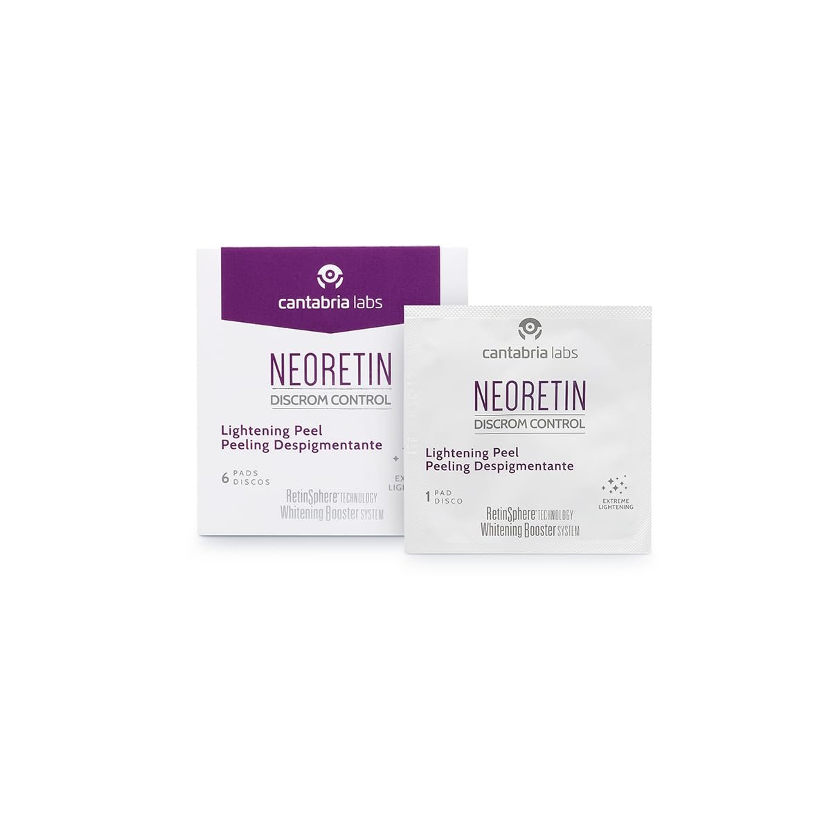 Neoretin Discrom Control Skin Lightening Peel Pads – Brightening & Exfoliating Facial Treatment - görsel 1