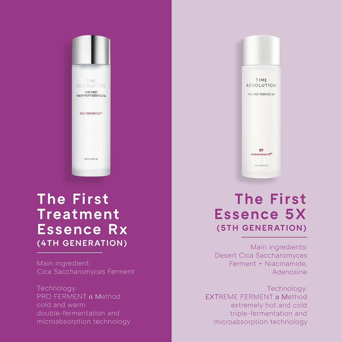 MISSHA Time Revolution The First Essence RX (4th Gen) 150ml - Hydrating Korean Face Essence Toner for Smooth, Balanced Skin Avelisse