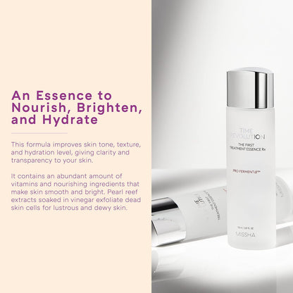 MISSHA Time Revolution The First Essence RX (4th Gen) 150ml - Hydrating Korean Face Essence Toner for Smooth, Balanced Skin Avelisse