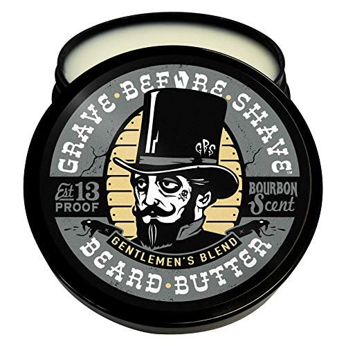 Grave Before Shave Gentlemen's Blend Beard Butter - 4 oz Premium Beard Conditioner Avelisse