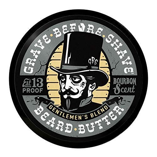 Grave Before Shave Gentlemen's Blend Beard Butter - 4 oz Premium Beard Conditioner Avelisse