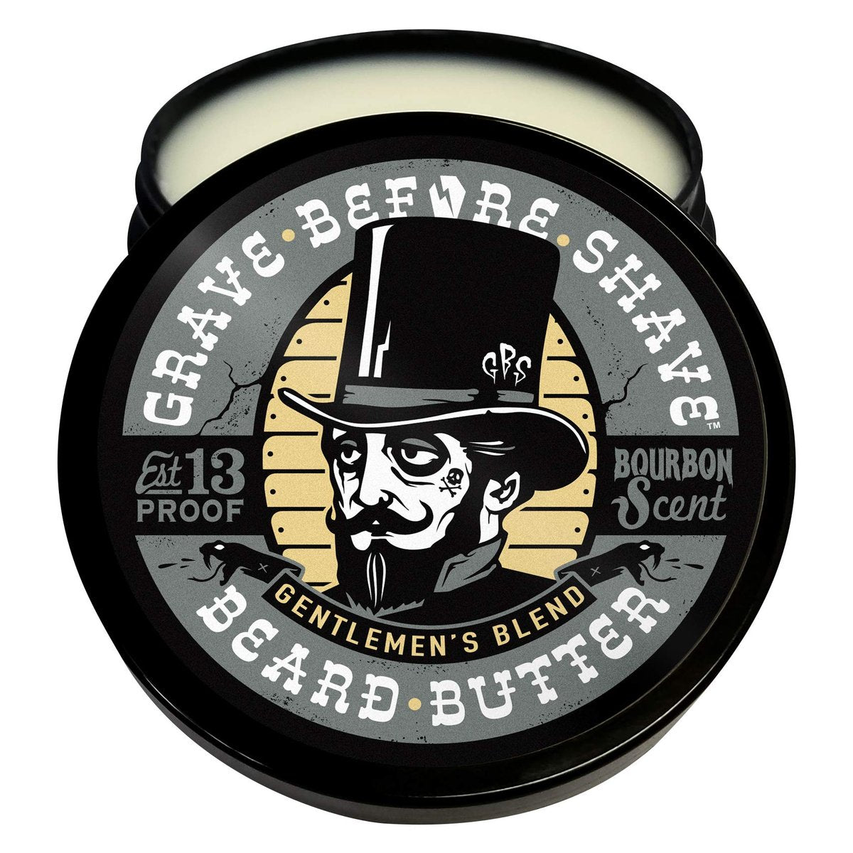 Grave Before Shave Gentlemen's Blend Beard Butter - 4 oz Premium Beard Conditioner Avelisse