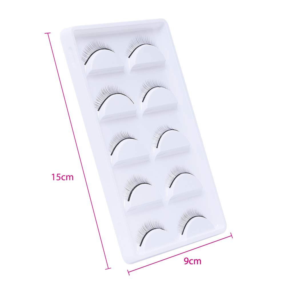 25 Pairs Practice Lashes for Training Eyelash Extension Supplies - FADLASH (5 Packs Black) - görsel 12
