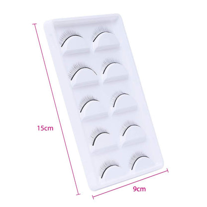 25 Pairs Practice Lashes for Training Eyelash Extension Supplies - FADLASH (5 Packs Black)