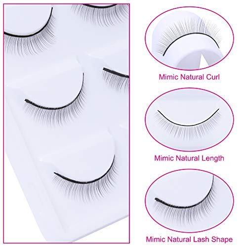 25 Pairs Practice Lashes for Training Eyelash Extension Supplies - FADLASH (5 Packs Black) - görsel 4