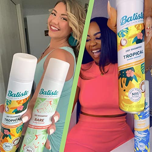 Batiste Dry Shampoo Bare Fragrance - Refresh Hair & Absorb Oil Between Washes, Waterless Shampoo for Texture & Body, 6.35 oz - görsel 12