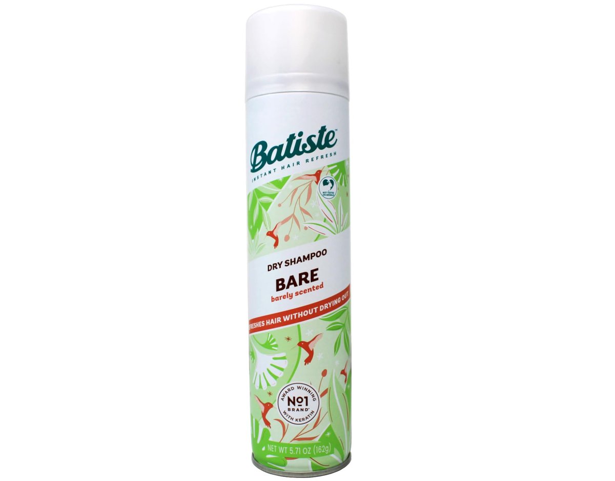 Batiste Dry Shampoo Bare Fragrance - Refresh Hair & Absorb Oil Between Washes, Waterless Shampoo for Texture & Body, 6.35 oz - görsel 1