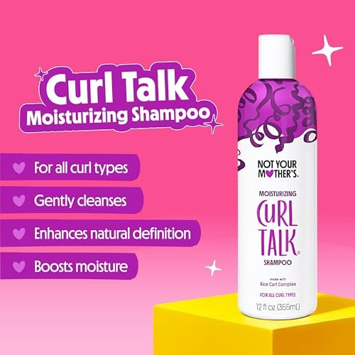 Not Your Mother's Curl Talk Shampoo and Conditioner Set for Curly Hair - 2 Pack, 12 fl oz Each - Cleanse & Hydrate, Control Frizz for All Curl Types Avelisse