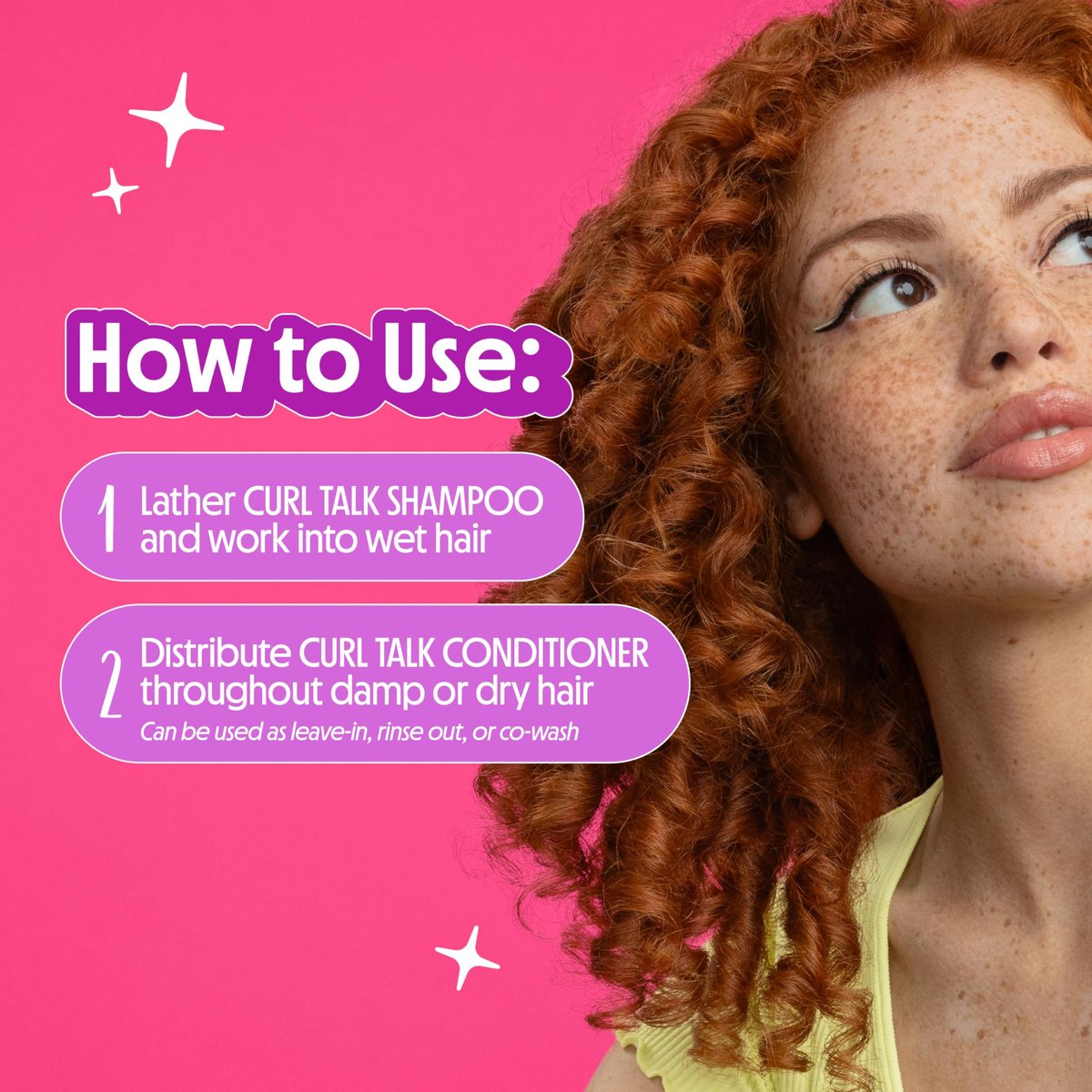 Not Your Mother's Curl Talk Shampoo and Conditioner Set for Curly Hair - 2 Pack, 12 fl oz Each - Cleanse & Hydrate, Control Frizz for All Curl Types Avelisse