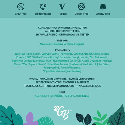 Green Beaver Bliss Antiperspirant - Natural Aluminum-Free Deodorant, 50g Avelisse