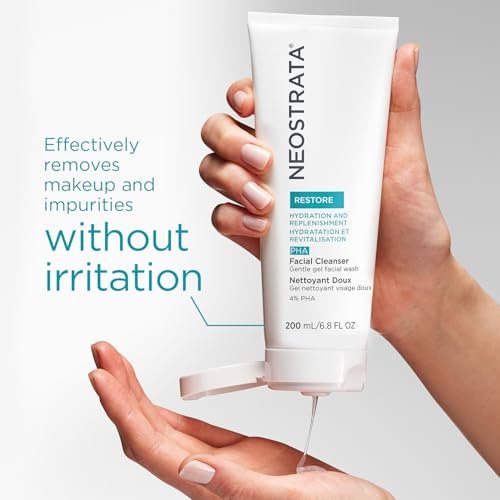 NEOSTRATA PHA Facial Cleanser Gentle Gel Facial Wash - Soap-Free, Fragrance-Free for Sensitive and Reactive Skin, 6.8 Fl Oz Avelisse