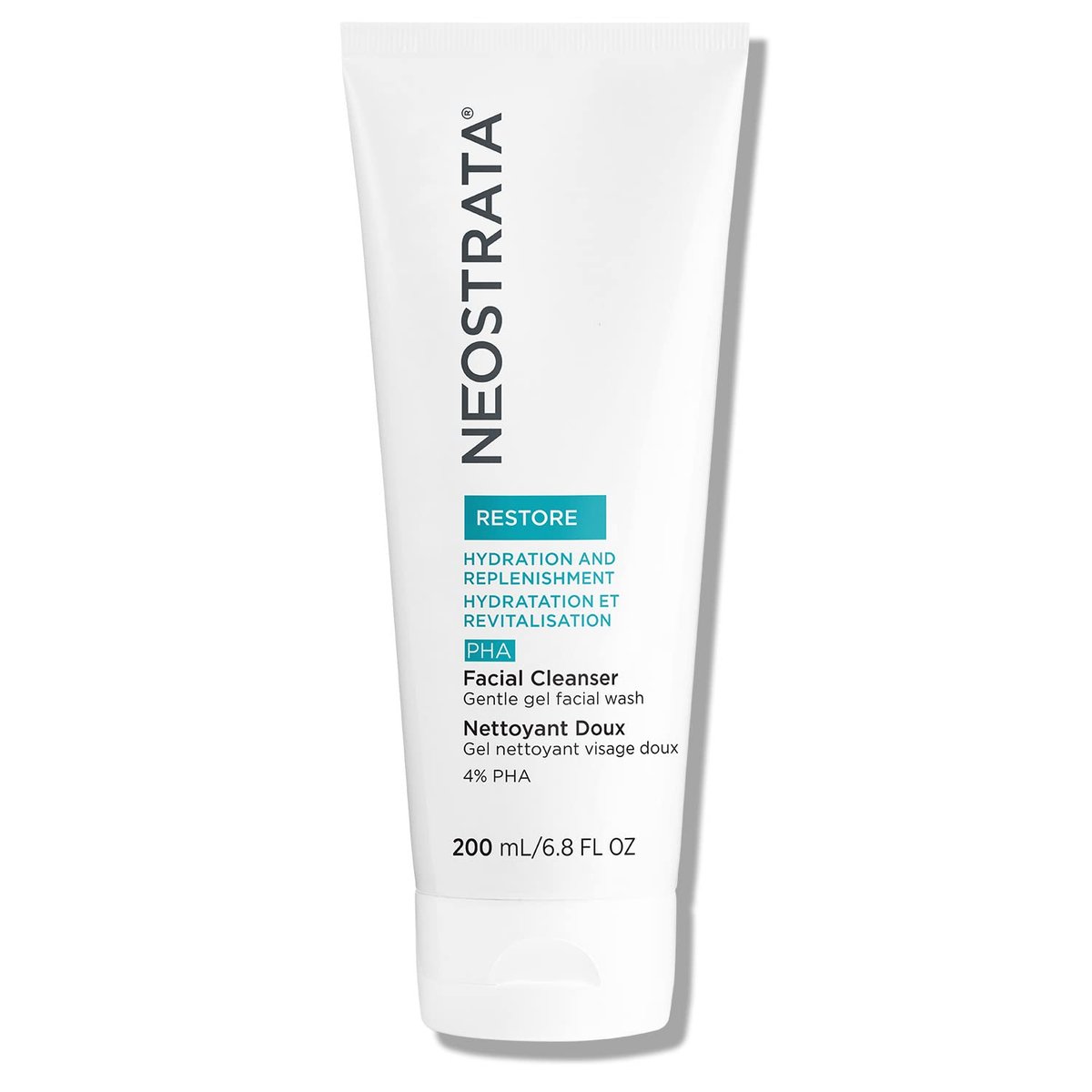 NEOSTRATA PHA Facial Cleanser Gentle Gel Facial Wash - Soap-Free, Fragrance-Free for Sensitive and Reactive Skin, 6.8 Fl Oz Avelisse