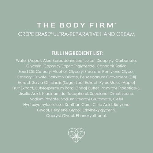 BODY FIRM Crepe Erase Hand Repair Treatment - Anti-Aging Hand Cream with Shea Butter, Vitamin E & Squalane for Dry, Cracked Hands, 3 fl oz - görsel 8