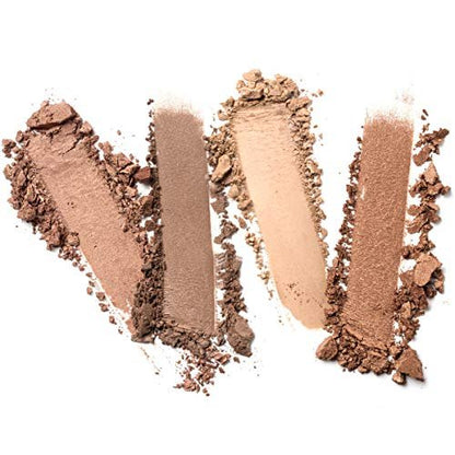 LIFUS Glow Kit 4-Color Illuminator Love Light Highlighter & Bronzer Shimmer Face Matte Palette