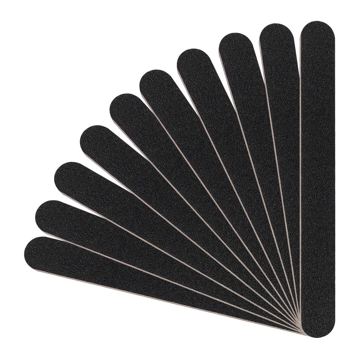 HeeYaa Professional Nail File 10 Pack - Double Sided 100/180 Grit Emery Boards for Manicure & Pedicure, Black - görsel 3