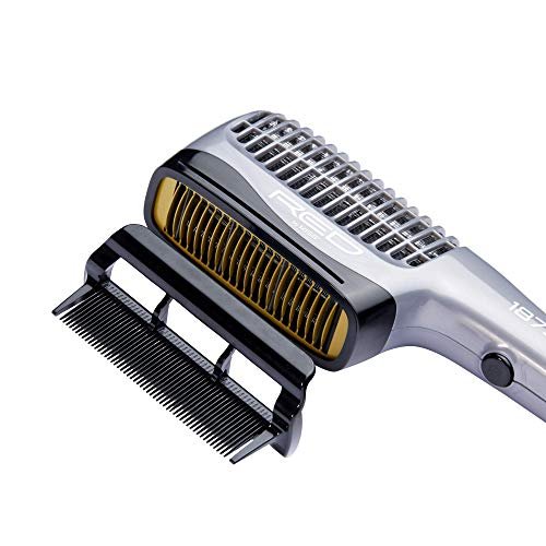 Red by Kiss 1875 Ceramic Ionic Hair Styler Blow Dry Comb - Fast Drying & Silk Press for All Hair Types Avelisse