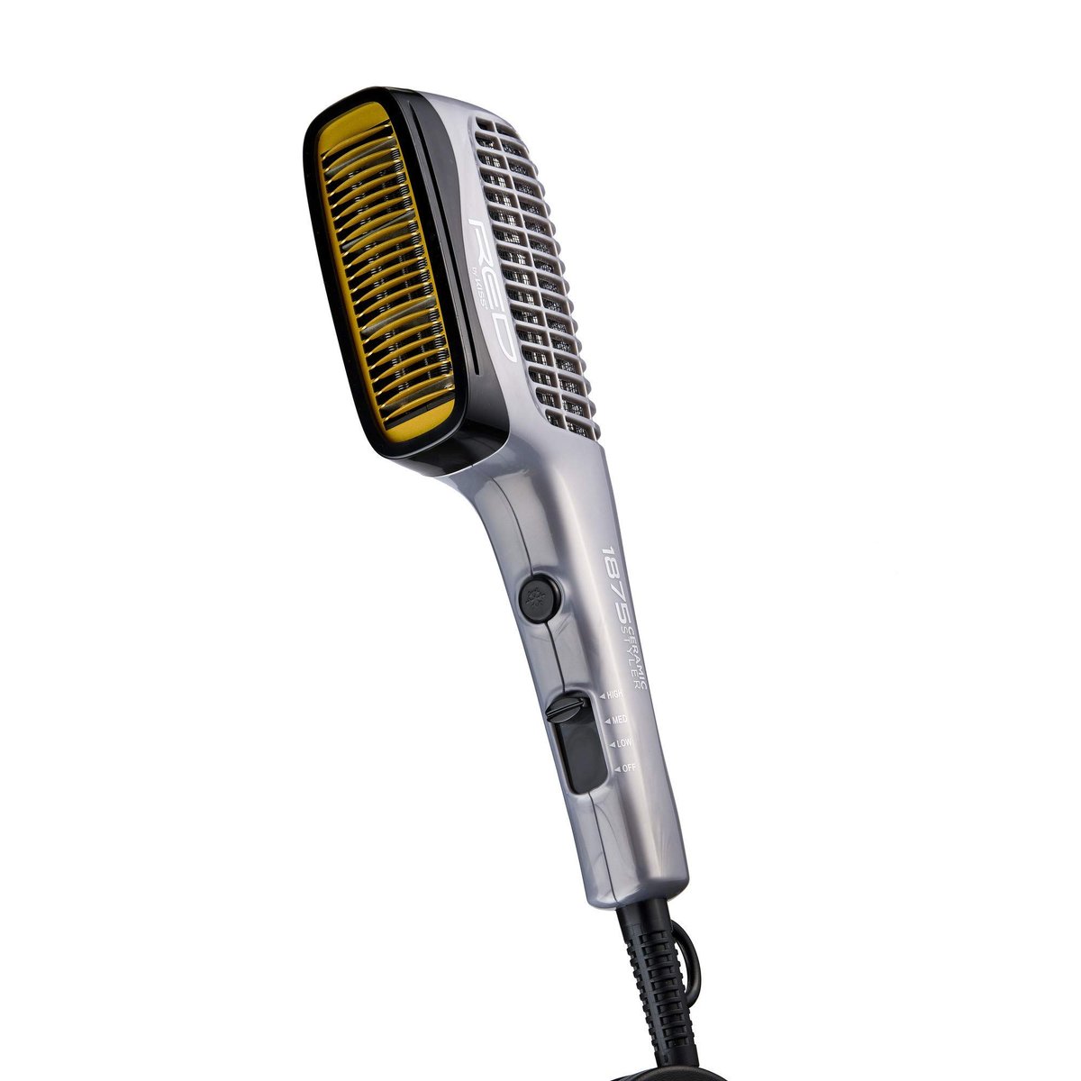 Red by Kiss 1875 Ceramic Ionic Hair Styler Blow Dry Comb - Fast Drying & Silk Press for All Hair Types Avelisse