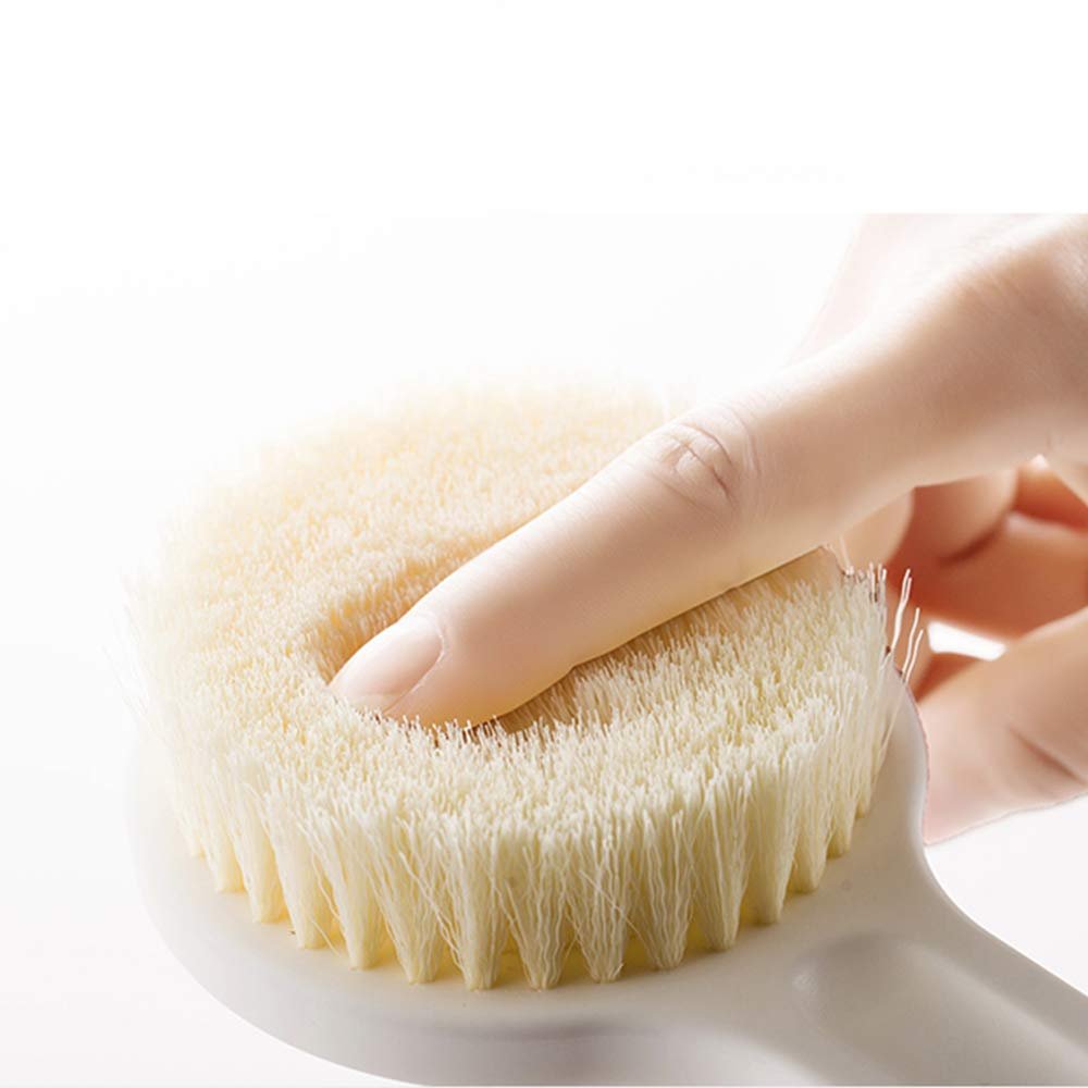Ithyes Body Brush for Dry Brushing & Shower – Long Handle, Gentle Back Skin Scrubber, Exfoliate, Massage, Improve Circulation, Cellulite Treatment – White, 1 Count - görsel 7
