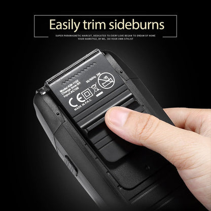 KEMEI Cordless Electric Shaver for Men - Rechargeable Foil Shaver with Precision Trimmer for Beard, Sideburns, and Grooming - Model KM-1102 Avelisse