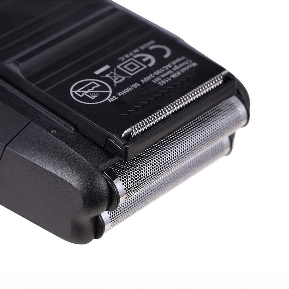 KEMEI Cordless Electric Shaver for Men - Rechargeable Foil Shaver with Precision Trimmer for Beard, Sideburns, and Grooming - Model KM-1102 Avelisse