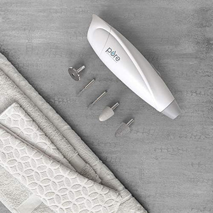 Pure Enrichment PureNails Express Cordless Manicure and Pedicure System - Portable Battery-Powered Nail File with 5 Attachments, 2 Speeds and Storage Bag Avelisse