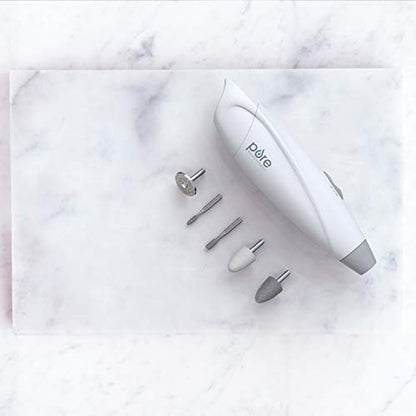 Pure Enrichment PureNails Express Cordless Manicure and Pedicure System - Portable Battery-Powered Nail File with 5 Attachments, 2 Speeds and Storage Bag Avelisse