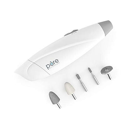 Pure Enrichment PureNails Express Cordless Manicure and Pedicure System - Portable Battery-Powered Nail File with 5 Attachments, 2 Speeds and Storage Bag Avelisse