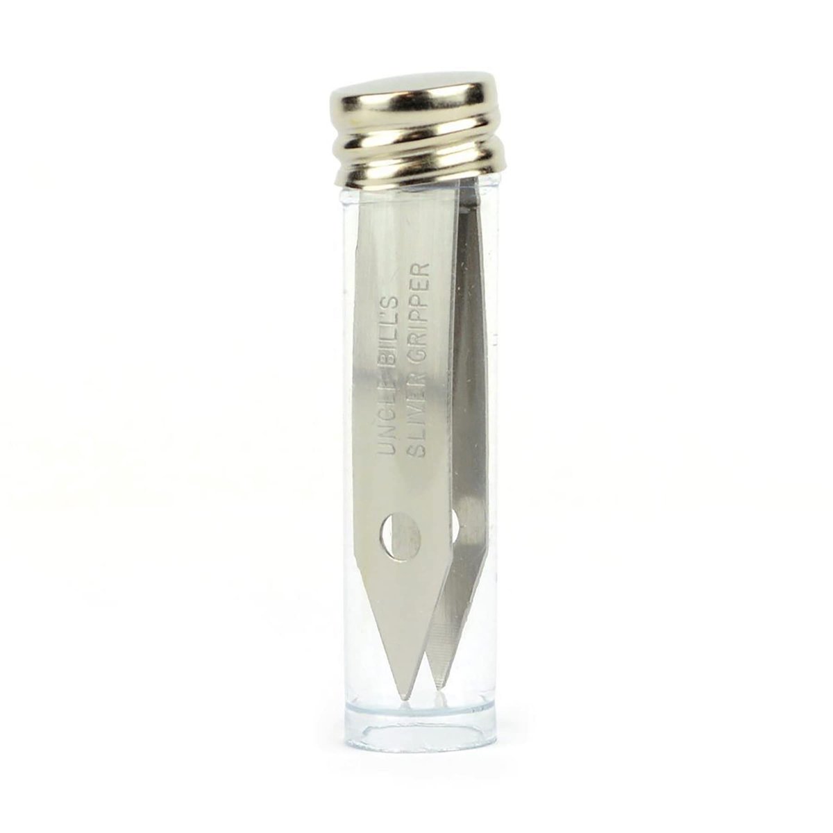 Sliver Gripper Tweezers 2 Pack - Stainless Steel Precision Tweezers for Splinter Removal Avelisse