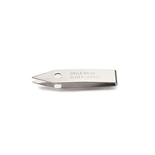 Sliver Gripper Tweezers 2 Pack - Stainless Steel Precision Tweezers for Splinter Removal Avelisse