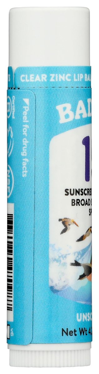 Badger Unscented SPF 15 Lip Balm with Organic Zinc Oxide - Reef-Safe, Broad Spectrum Sunscreen for Lips - görsel 7