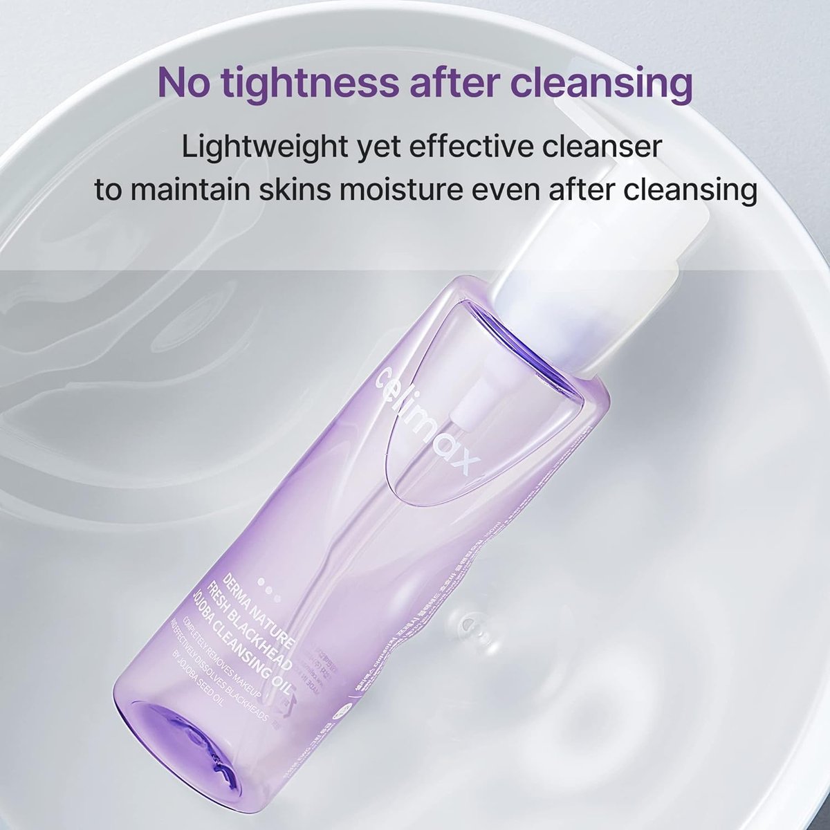 celimax Derma Nature Fresh Blackhead Jojoba Cleansing Oil – Light & Non-Greasy Daily Makeup Remover & Facial Cleanser for Clogged Pores & Blackhead Removal, 150ml - görsel 11