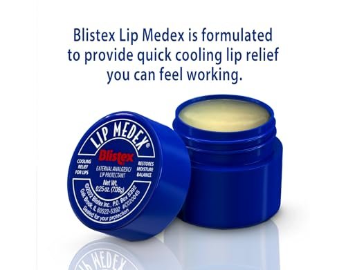 Blistex Medicated Lip Balm, Lip Medex - Relief for Cold Sores, Cracked & Dry Lips - 0.25 oz (2-Pack) - görsel 12