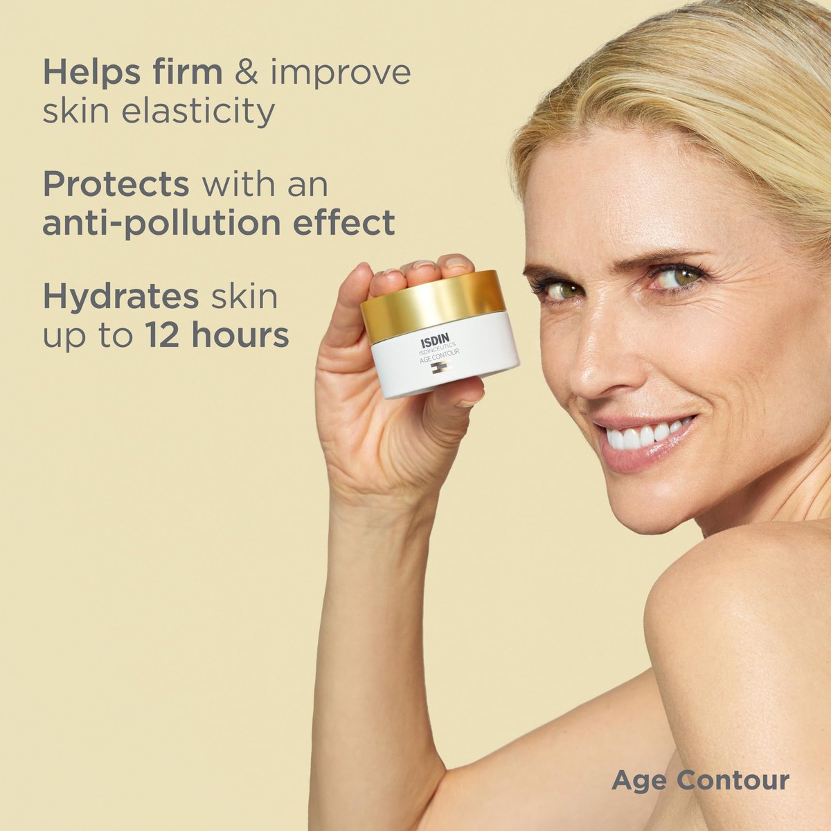 ISDIN Isdinceutics Age Contour Firming and Rejuvenating Cream - Face Moisturizer with Niacinamide, Visibly Reduces Wrinkles, 1.81 oz Avelisse