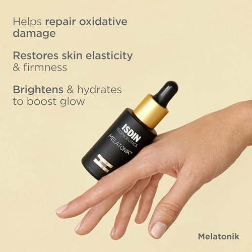 ISDIN Melatonik Overnight Recovery Night Serum – Anti-Aging, Brightening, 3-in-1 Repair with Melatonin, Bakuchiol & Vitamin C Avelisse